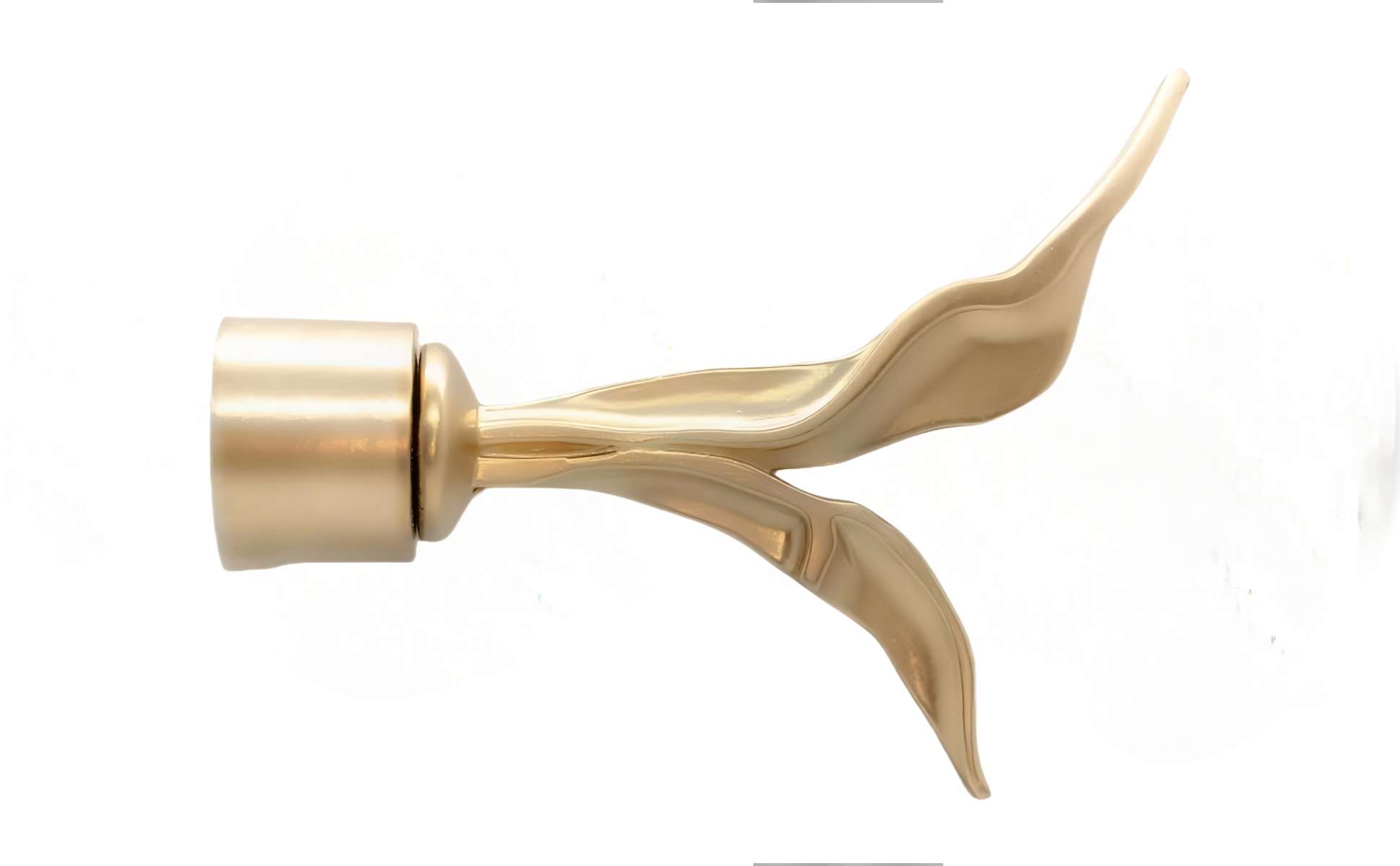 Gold Curtain Rod With Rings - 54 to 108 inches, Perfect For Wide Windows And Doors