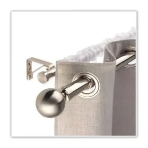 stainless steel double rod for curtains