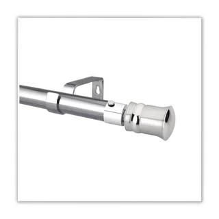 Heavy-Duty Stainless Steel Curtain Rod Kit