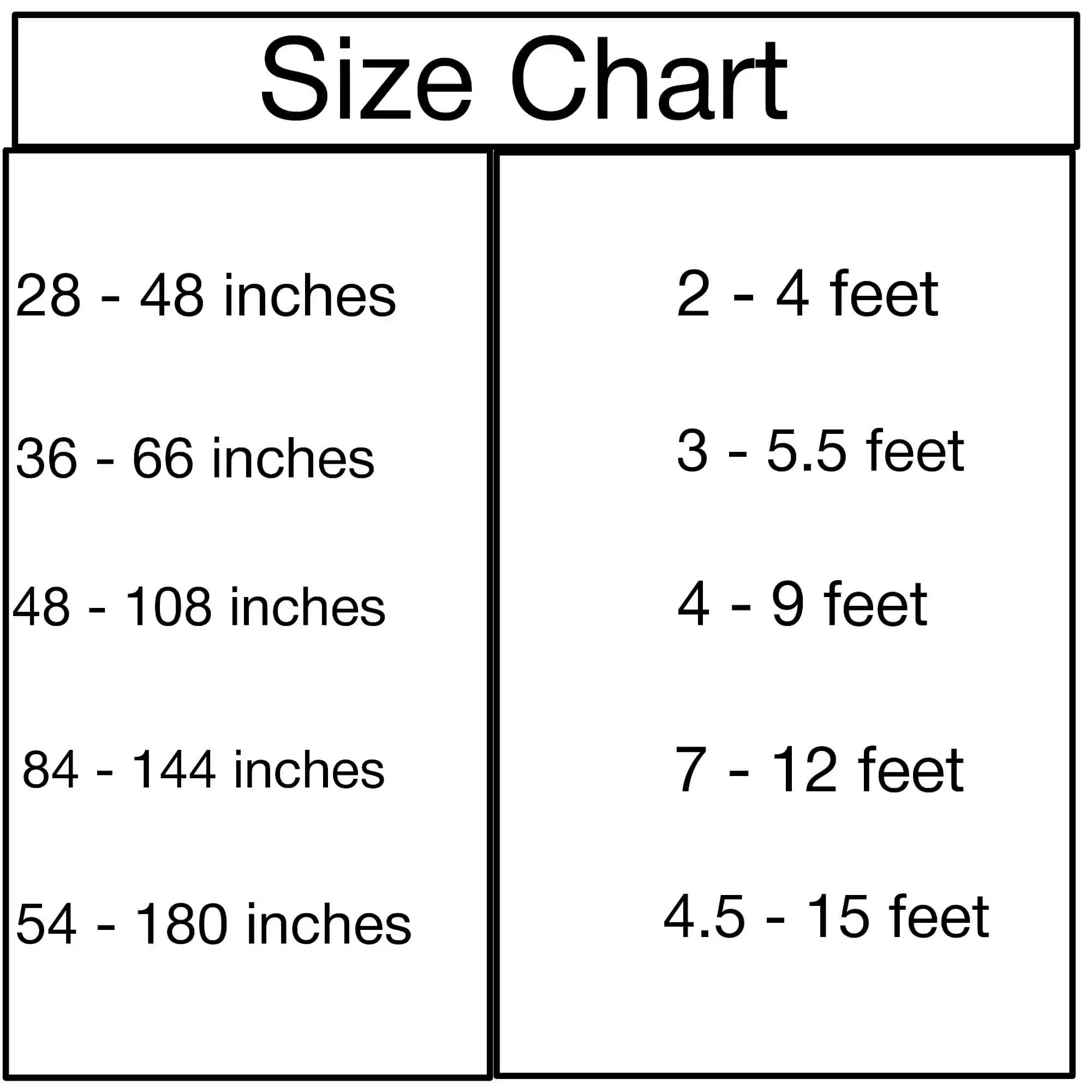 common curtain rod sizes