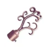 curtain rod end cap rose gold