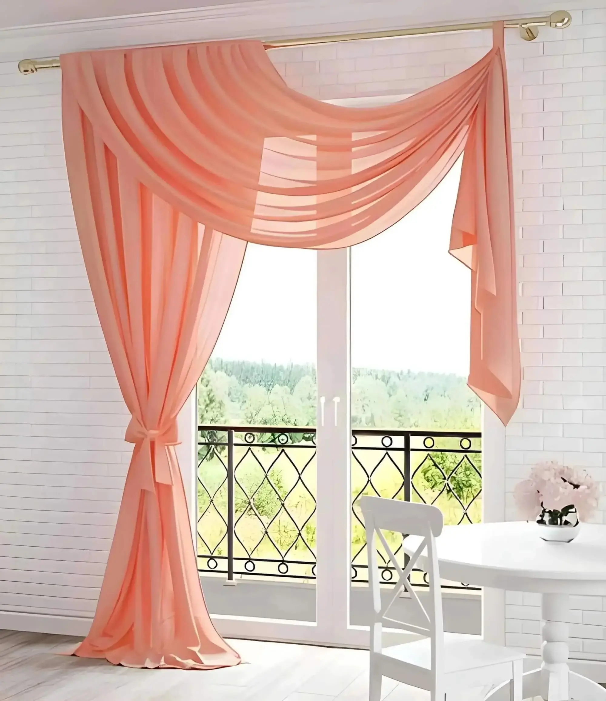 curtain rods for valance