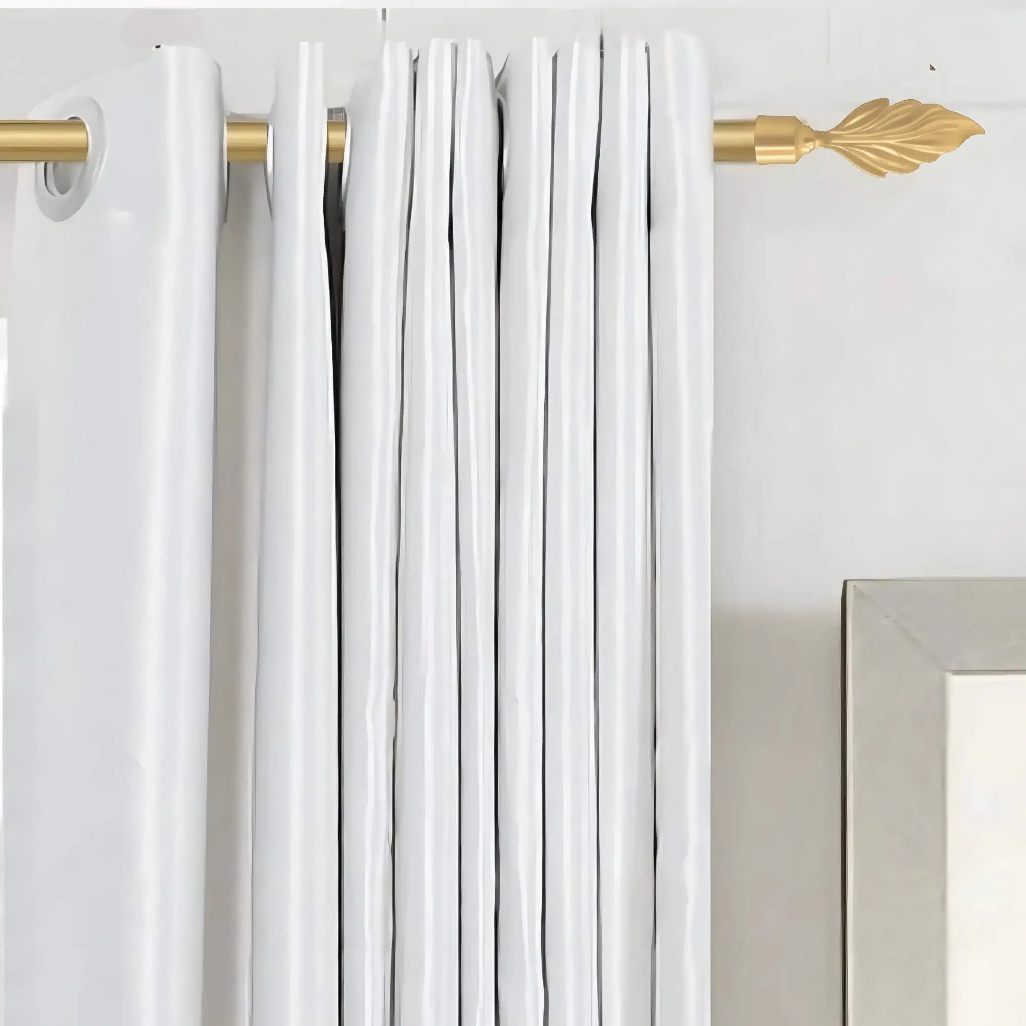 heavy duty curtain rods for thick drapes