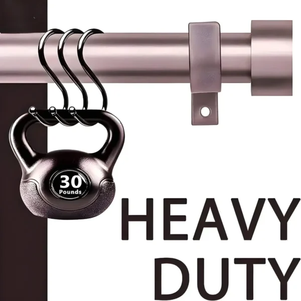 heavy duty curtain rod, strong curtain rod