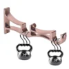 heavy duty rose gold double curtain bracket