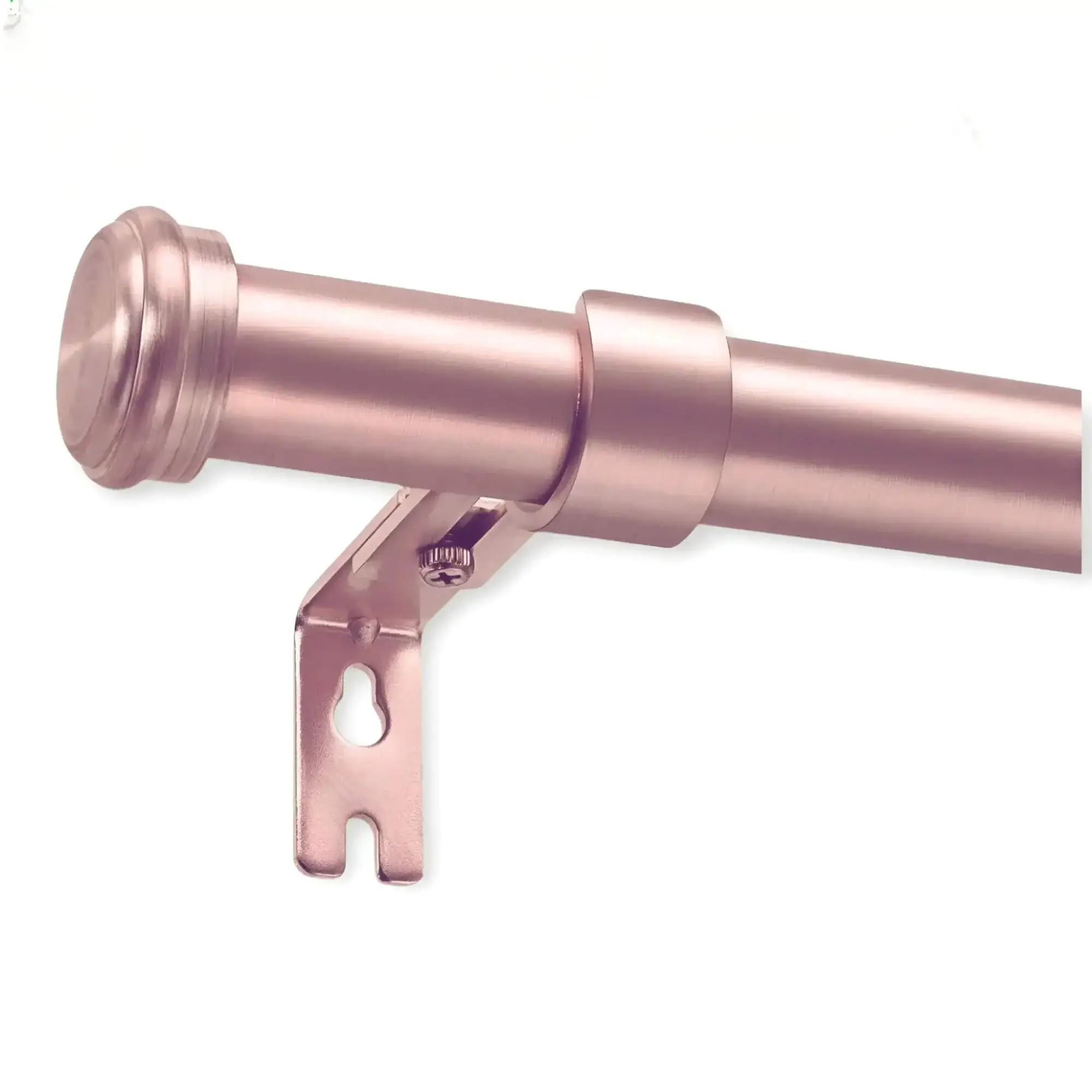 rose gold curtain pole