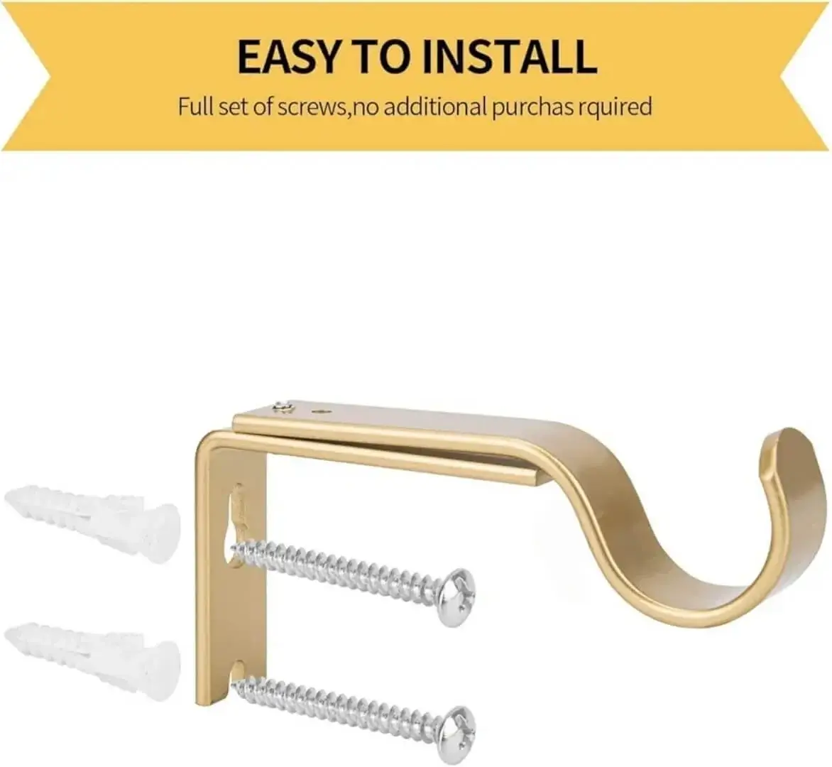 easy to Install curtain bracket