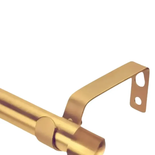 gold curtain rod holder