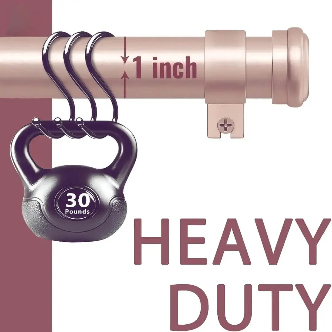 heavy duty pole for curtains