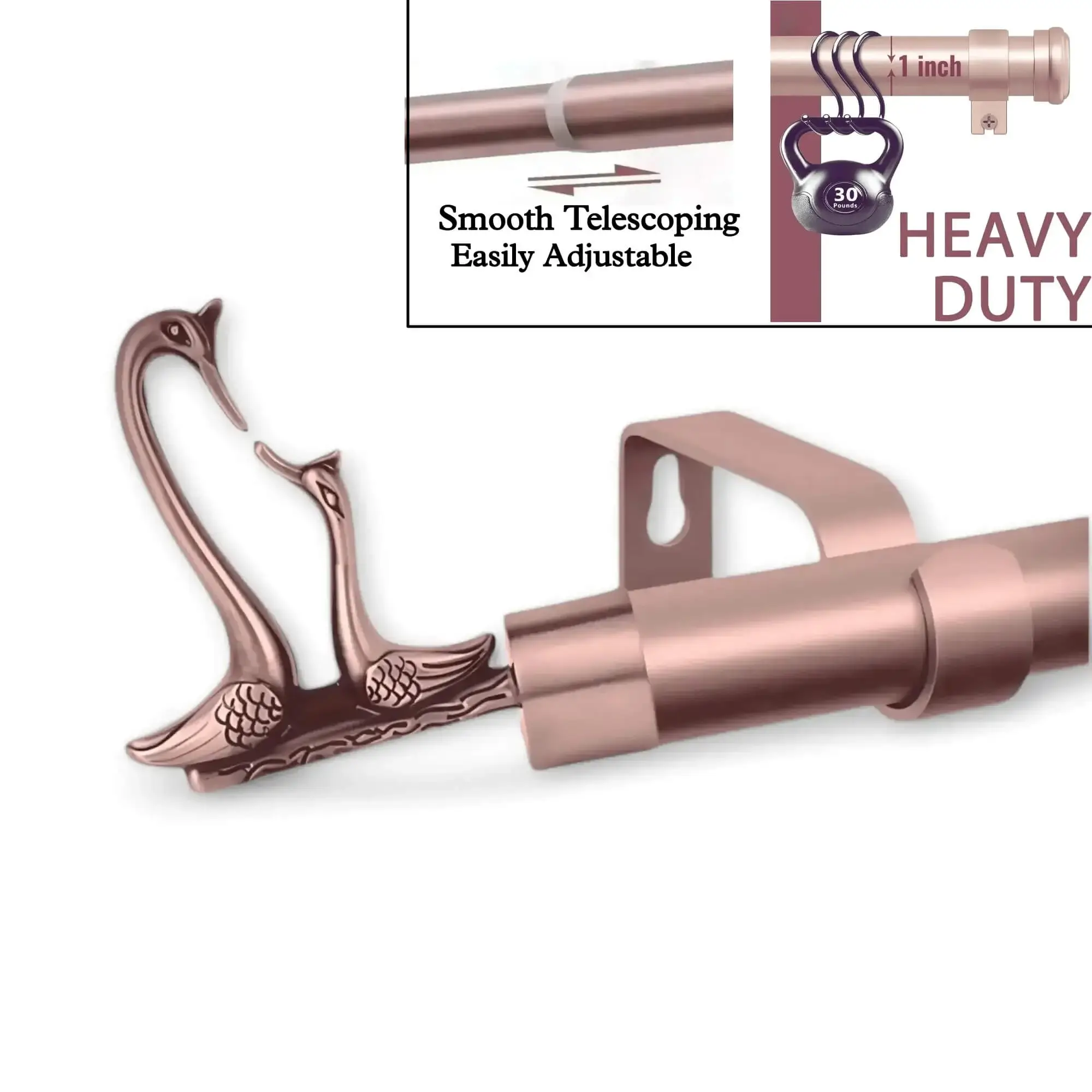 heavy duty adjustable curtain rod, rose gold curtain rod, heavy duty curtain rod for thick curtains, heavy duty curtain rod for heavy drapes, heavy duty curtain rod with finials, durable curtain rod, heavy duty adjustable curtain rod with bracket, screen rod for curtains, screen rods for curtains