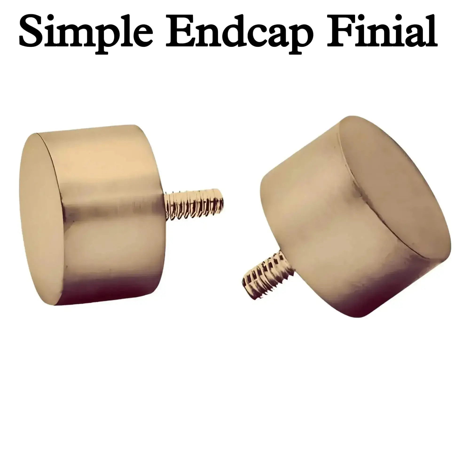 simple endcap finial