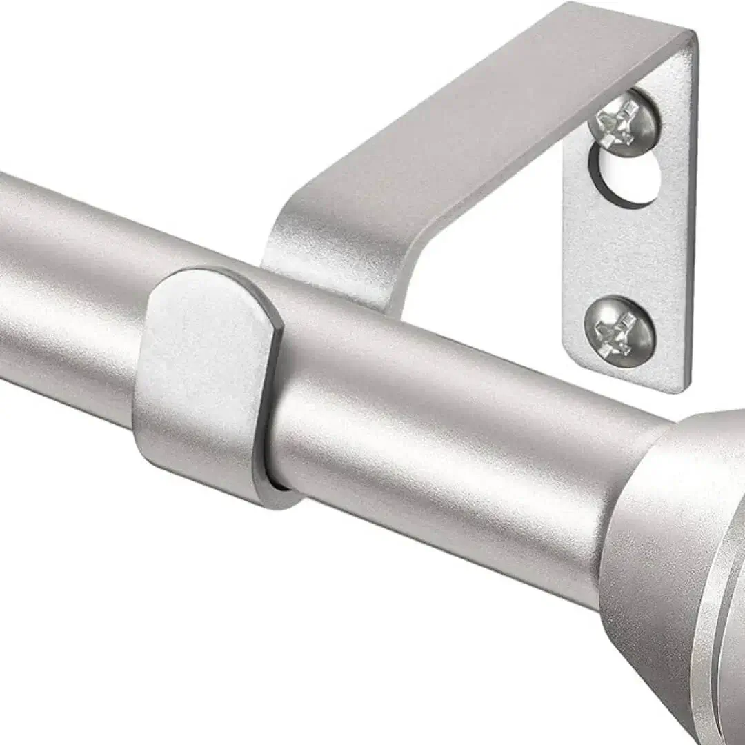 stainless steel curtain rod brackets