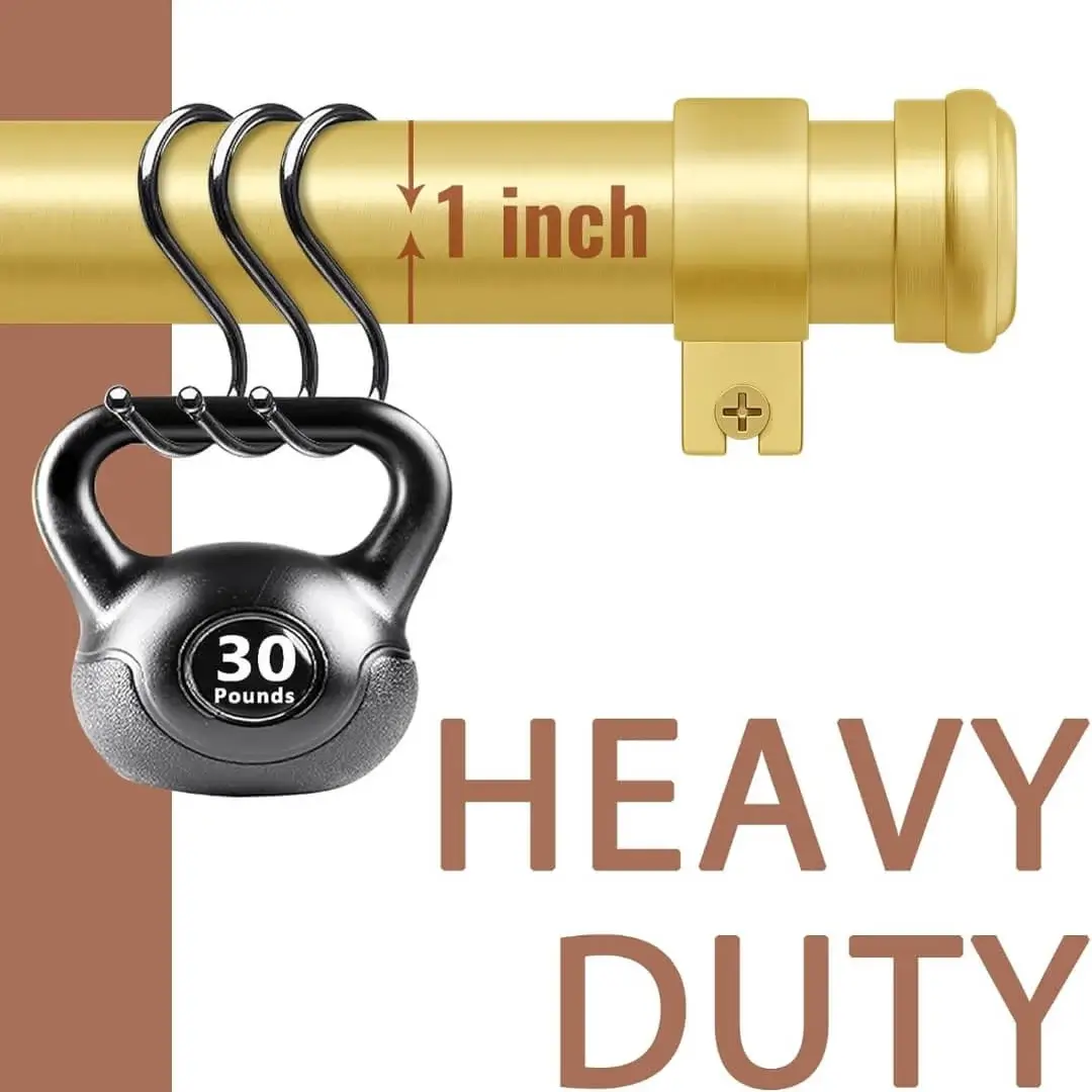 sturdy curtain rod