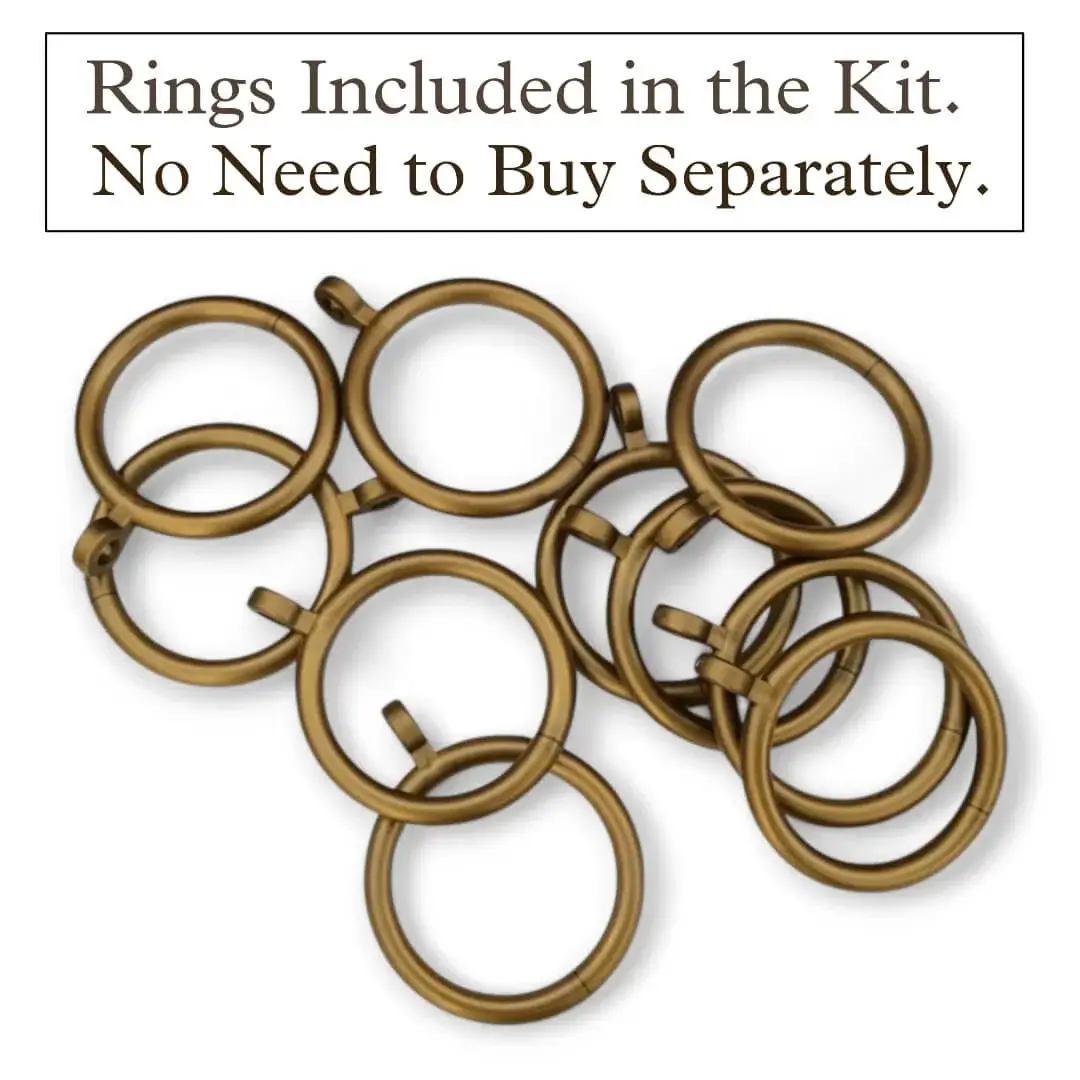 gold curtain rings