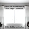 inside mount curtain pole