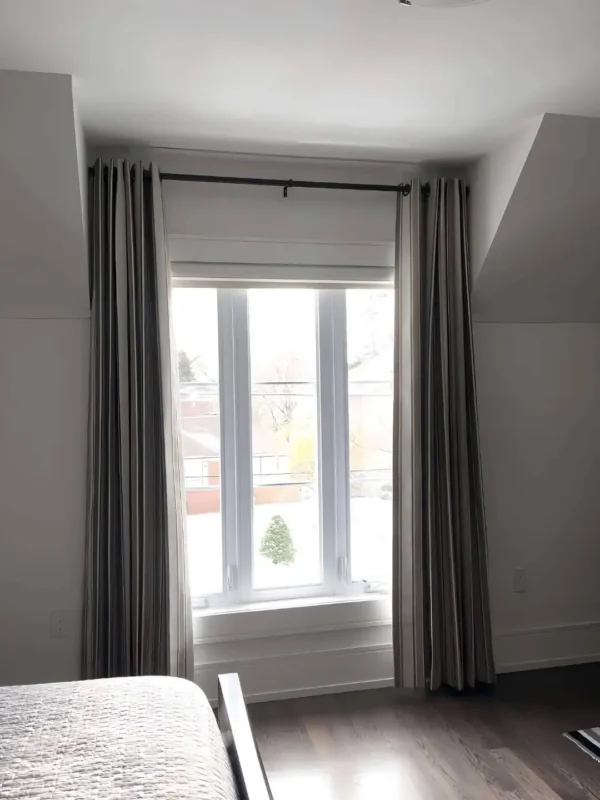 wall mounted curtain rod